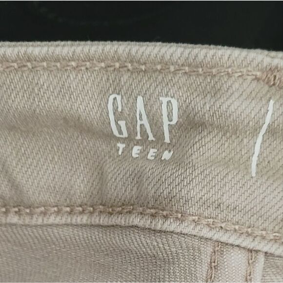 New Gap Teen Sky High Short in Khaki Tan Size 12 NWT - Picture 3 of 8